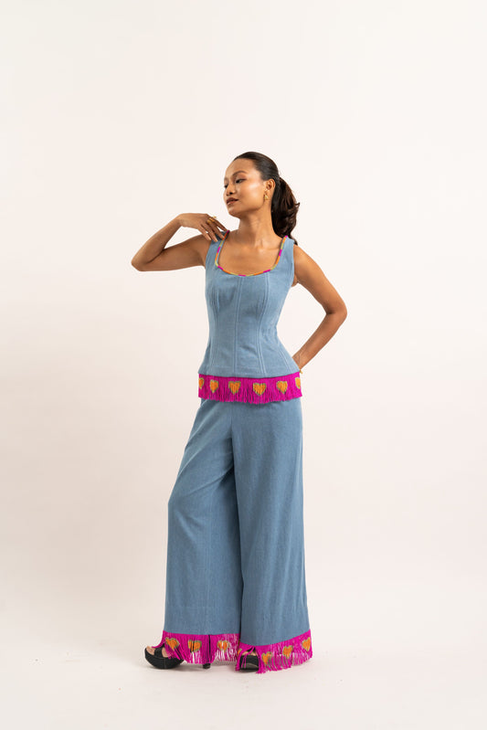 Tassel love story corset