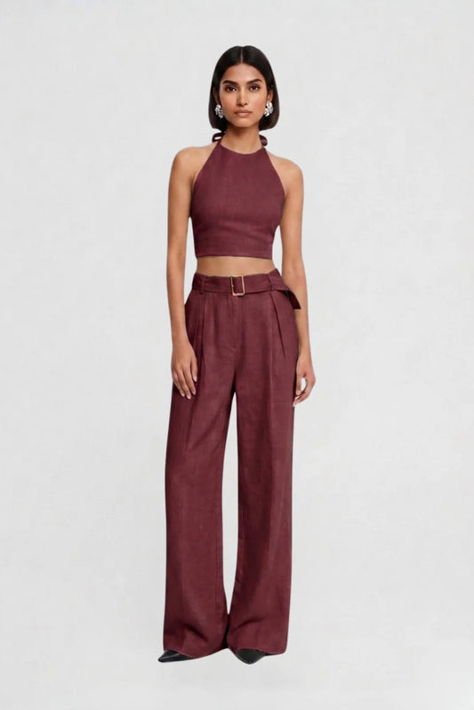 Andie Set - Maroon
