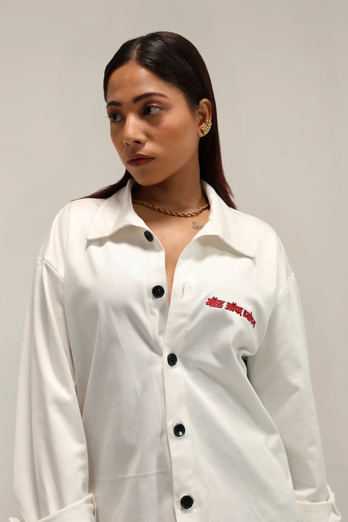 ANANT MUKHA RELAXED OVERSHIRT