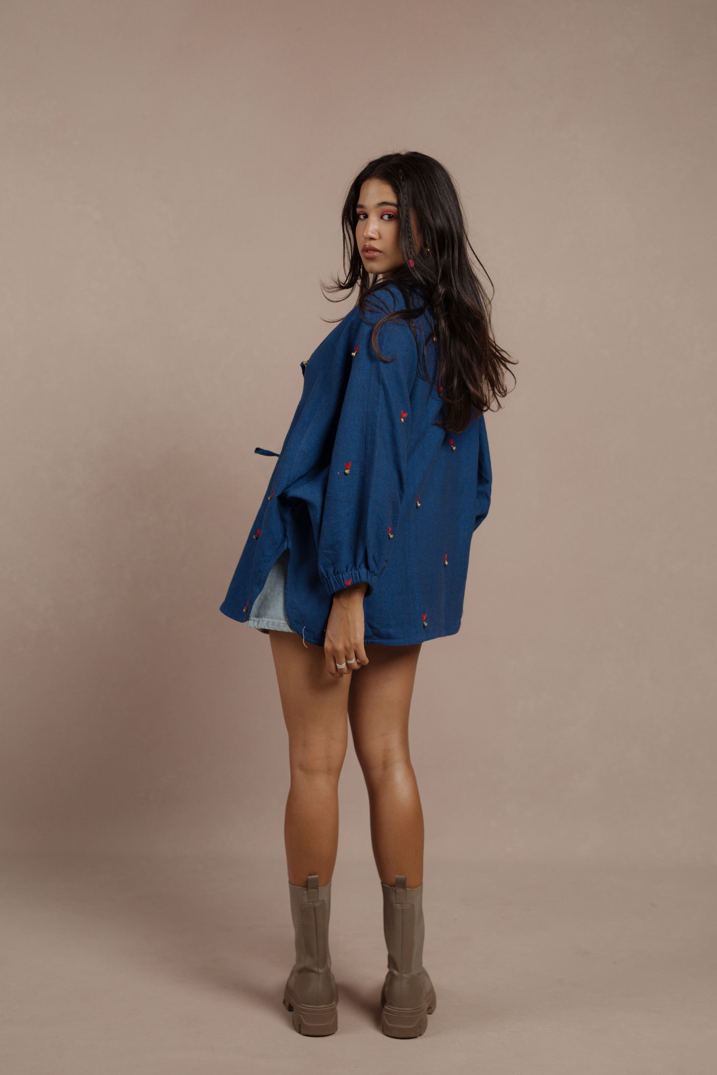 Denim dream shacket