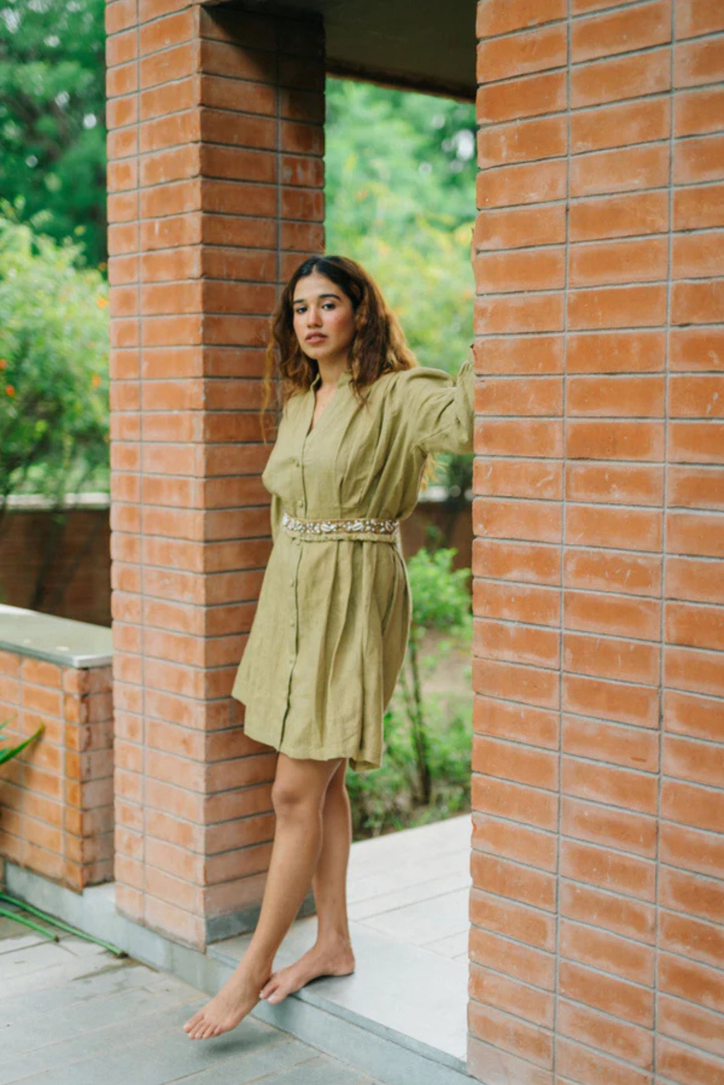 Boho shirt dress
