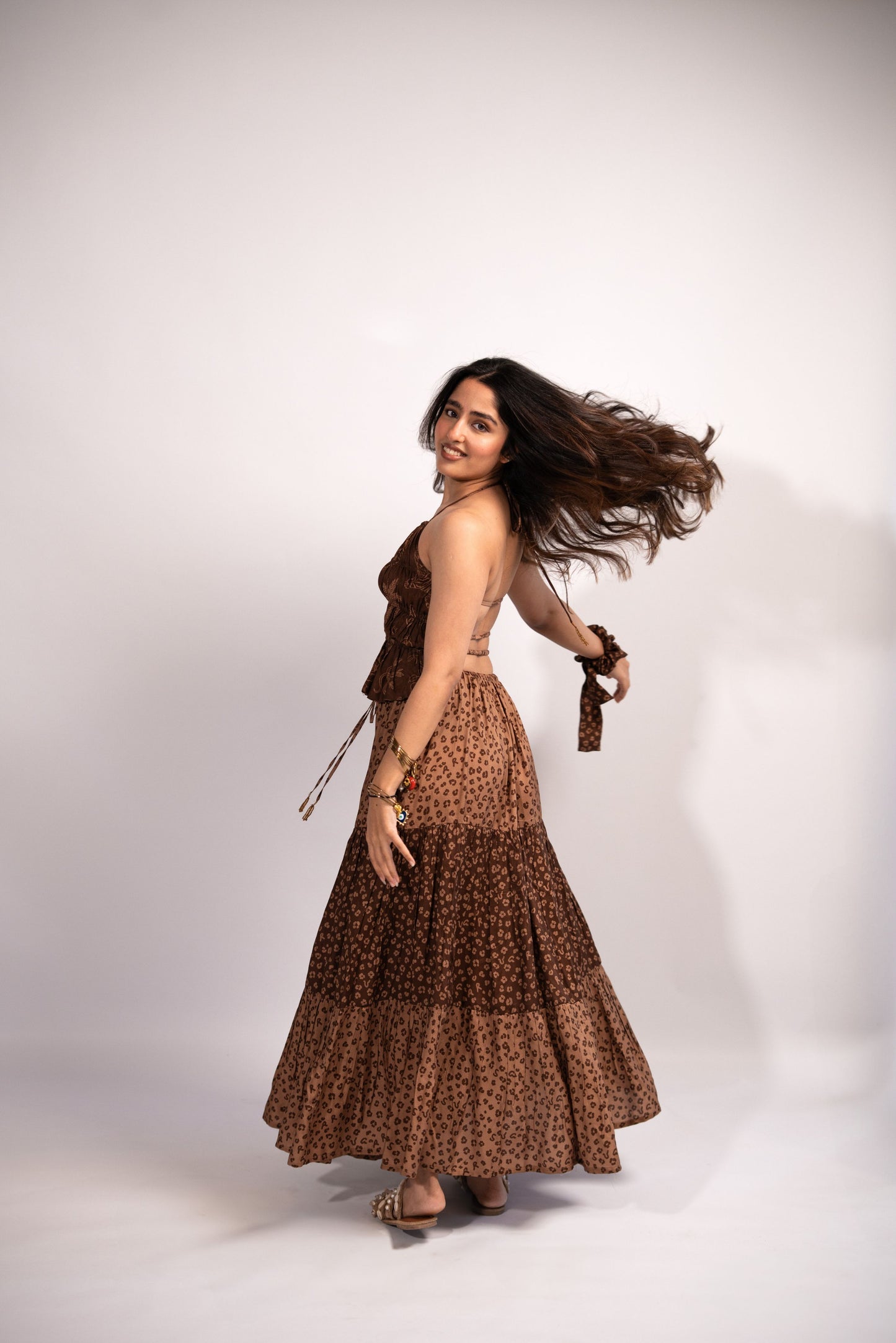 Safari 3 layered skirt
