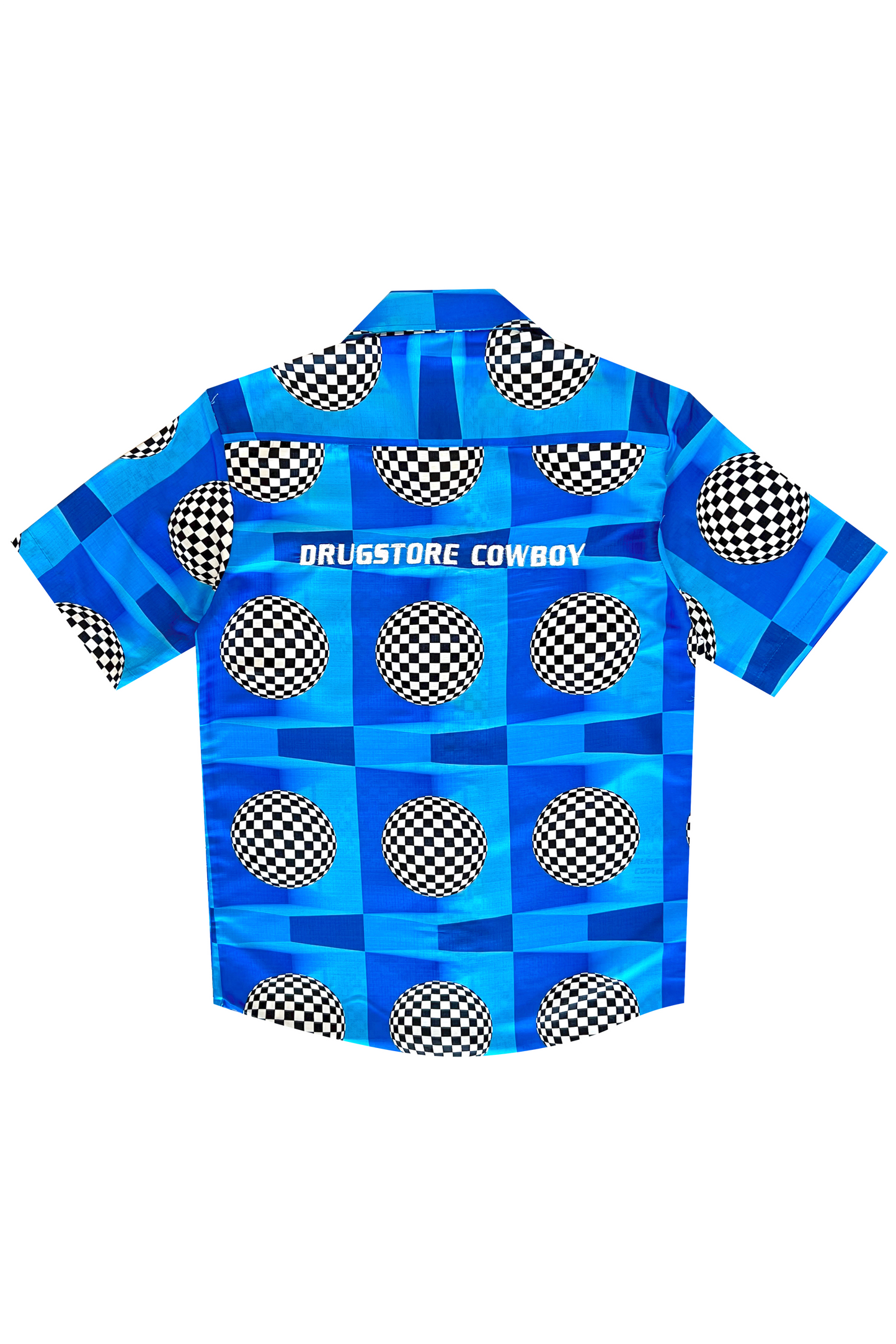 70s Disco Shirt Blue