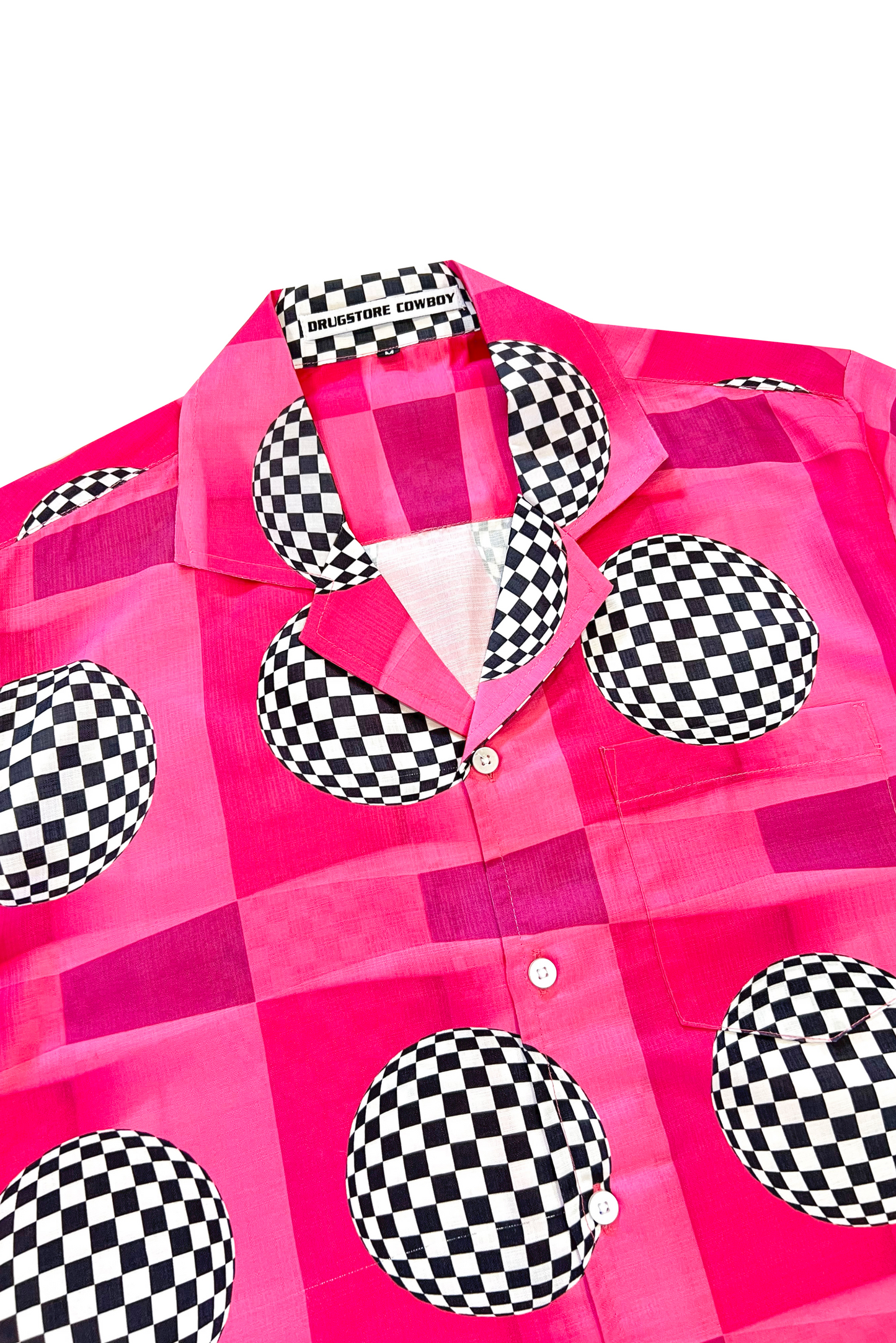 70s Disco Shirt Pink