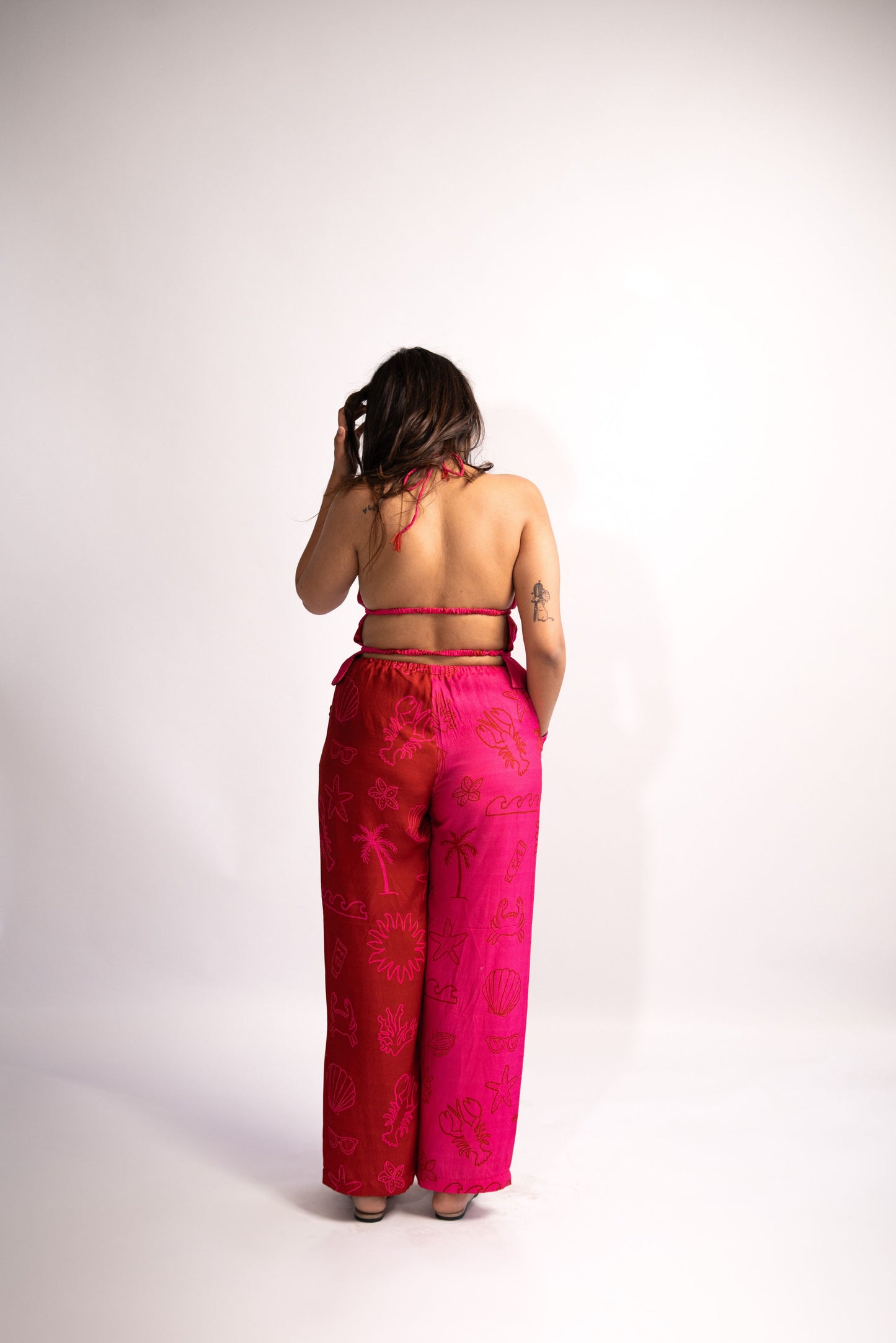 Spf backless top