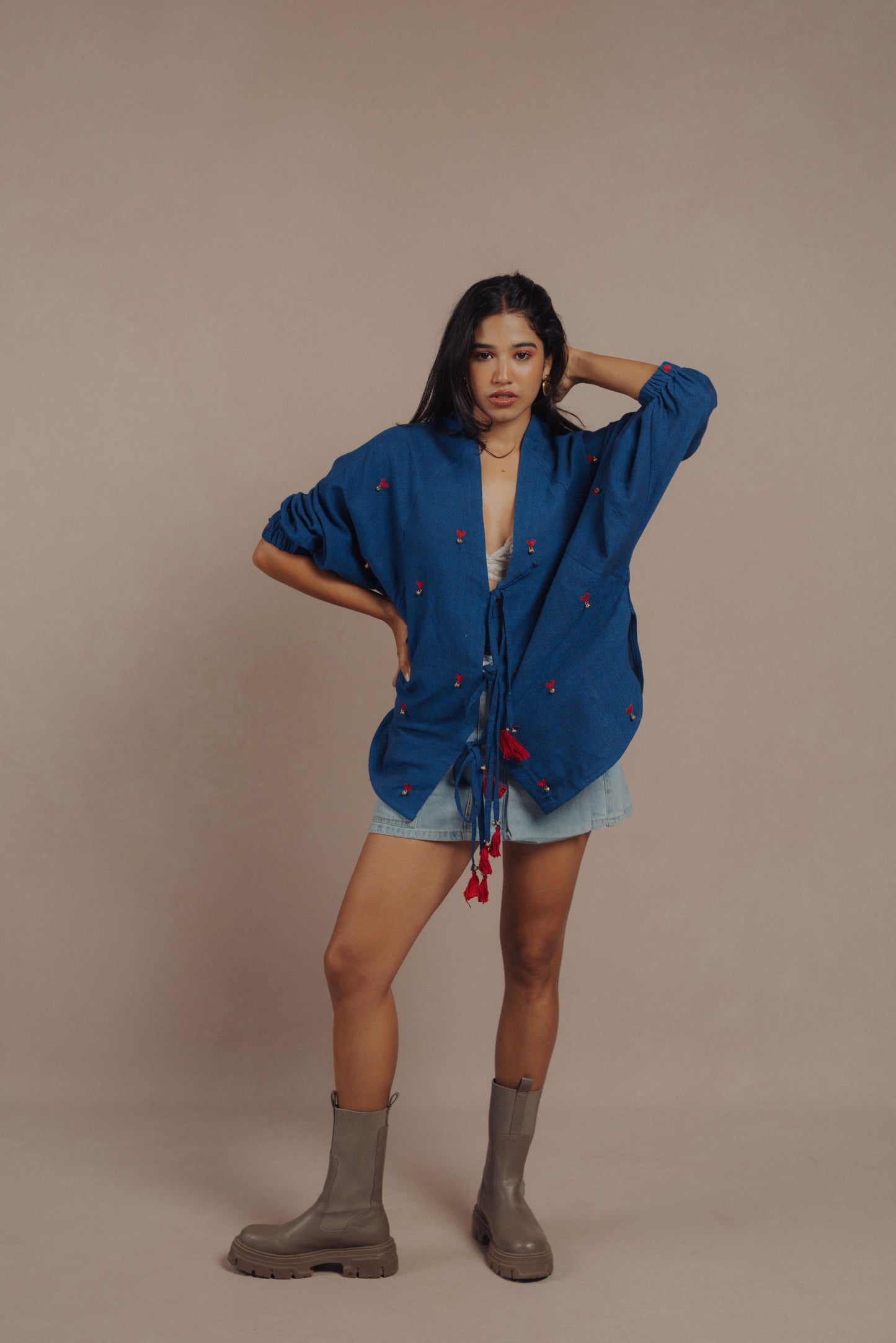 Denim dream shacket
