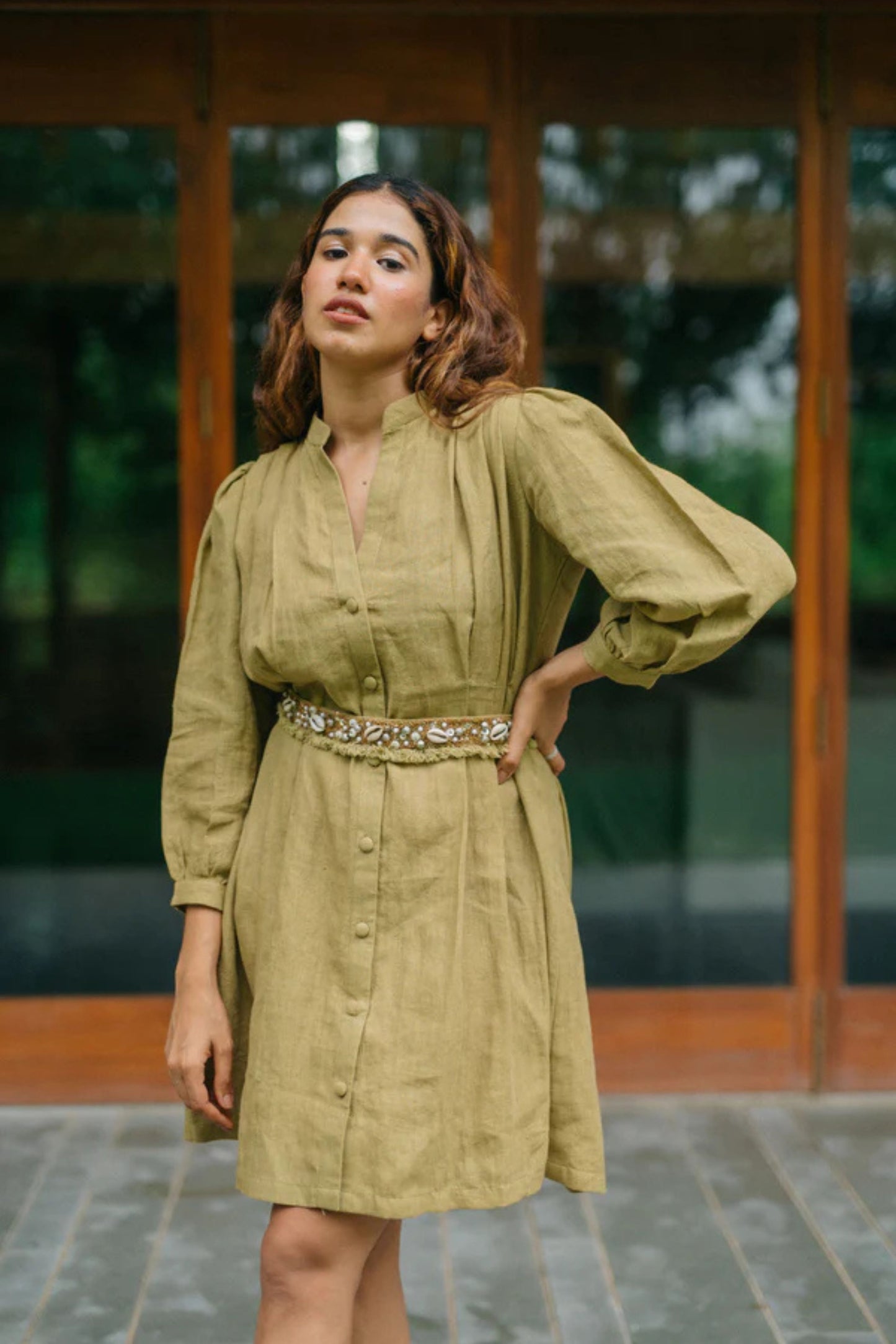 Boho shirt dress