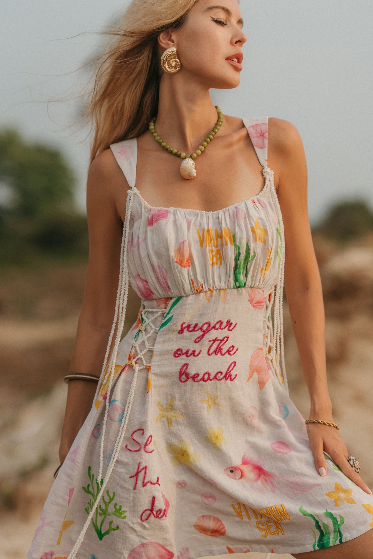 Sugar on the beach mini dress