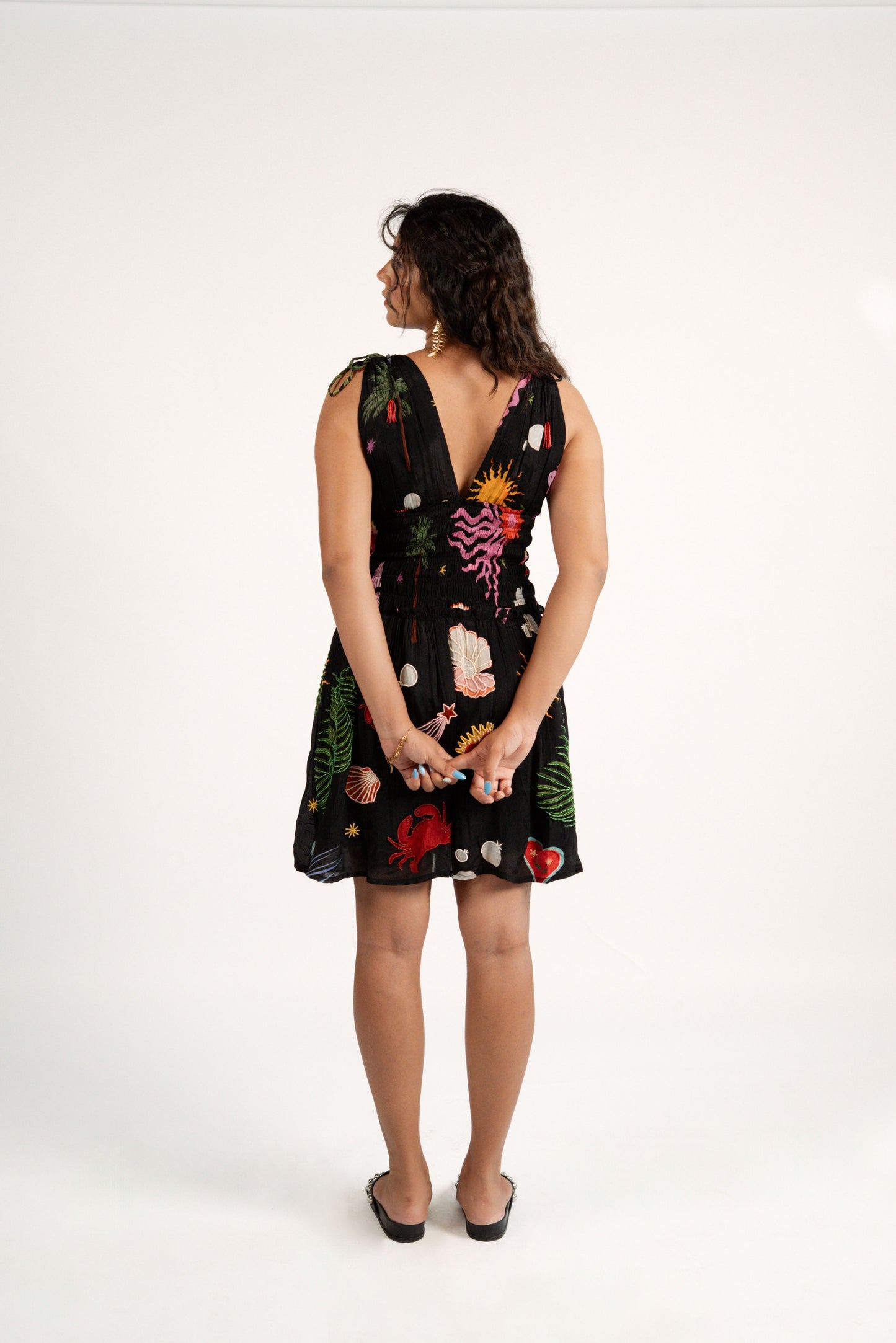 Marine mini dress