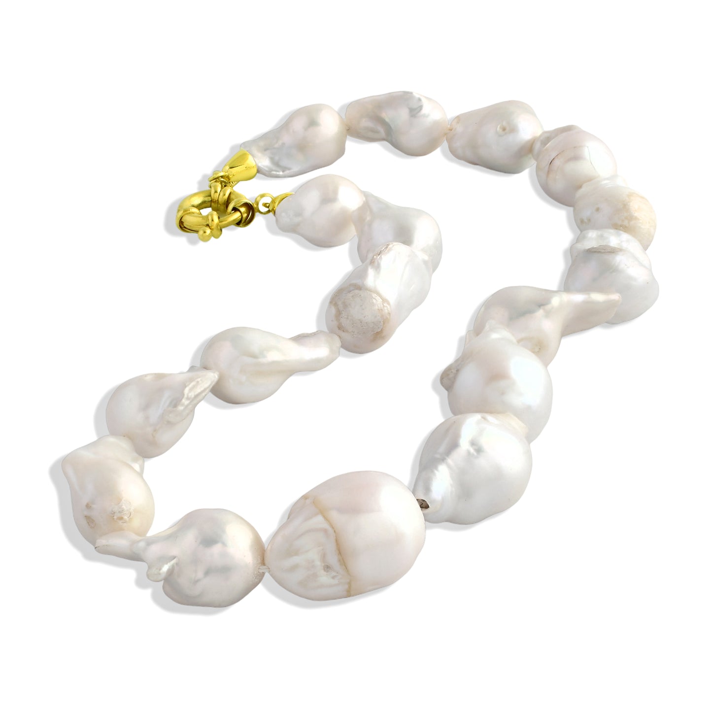 Chunky Baroque Pearl Necklace