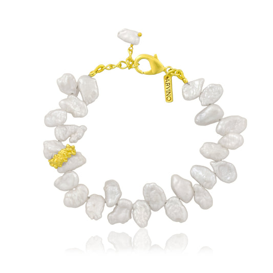 Pratapgari Melted Pearl Bracelet