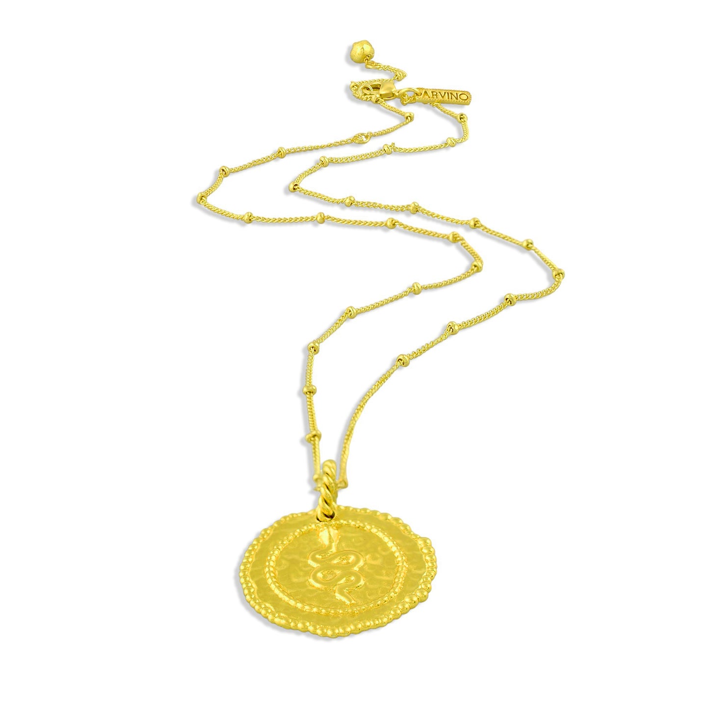 Pratapgari Snake Coin Charm Necklace