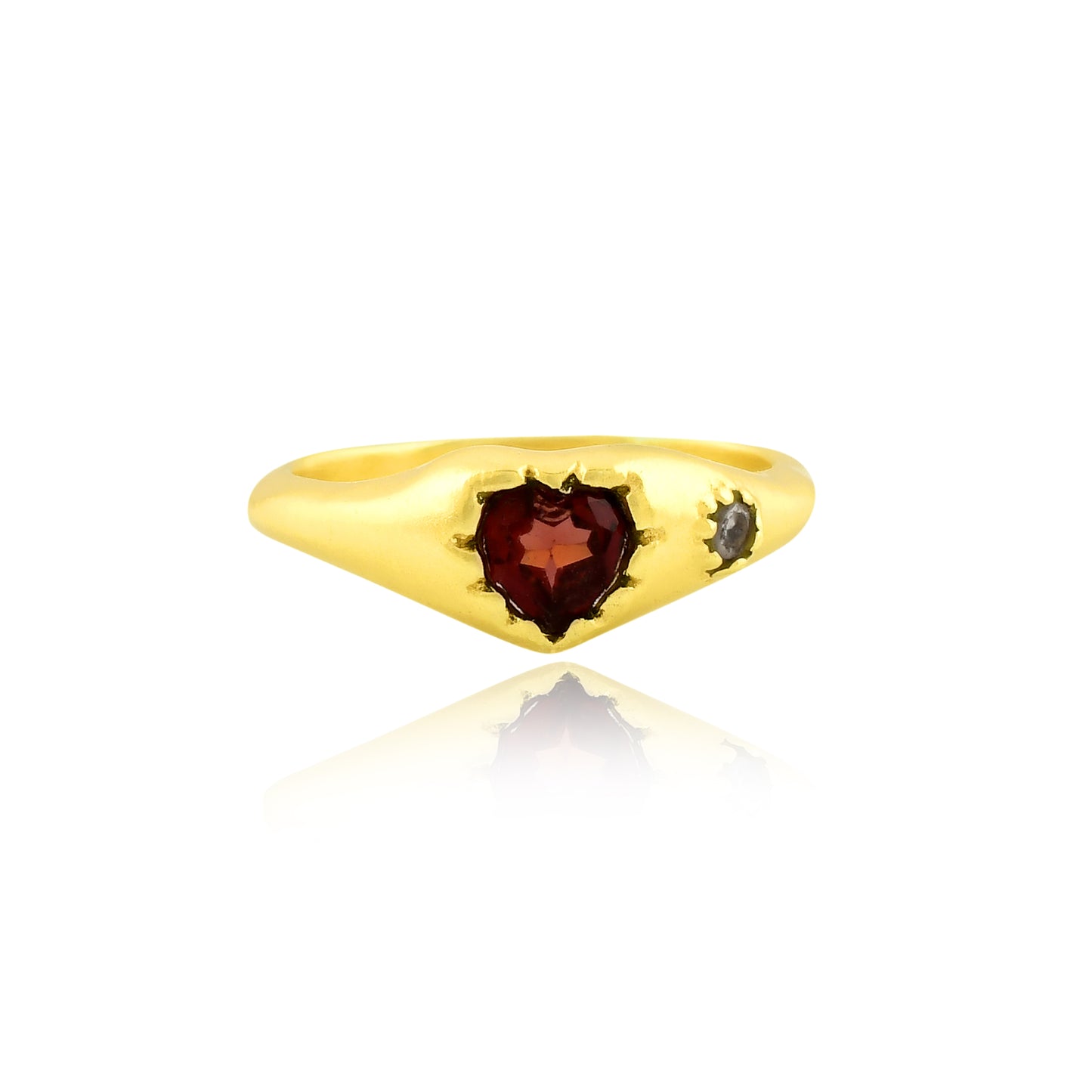 Garnet Amor Ring