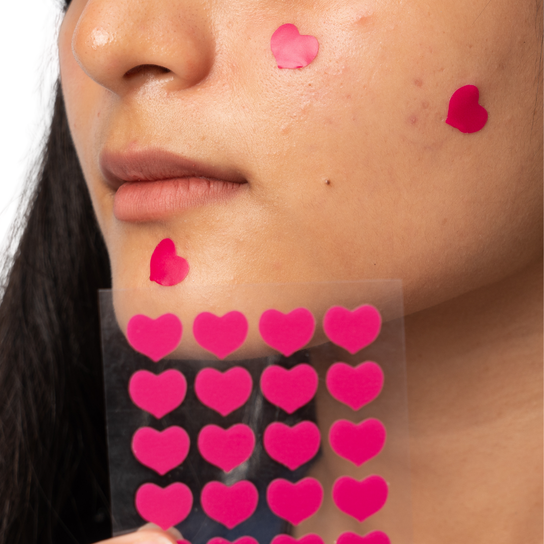 Gush Beauty Pimple Patches for Healing Acne, Zits and Blemishes  - Heart