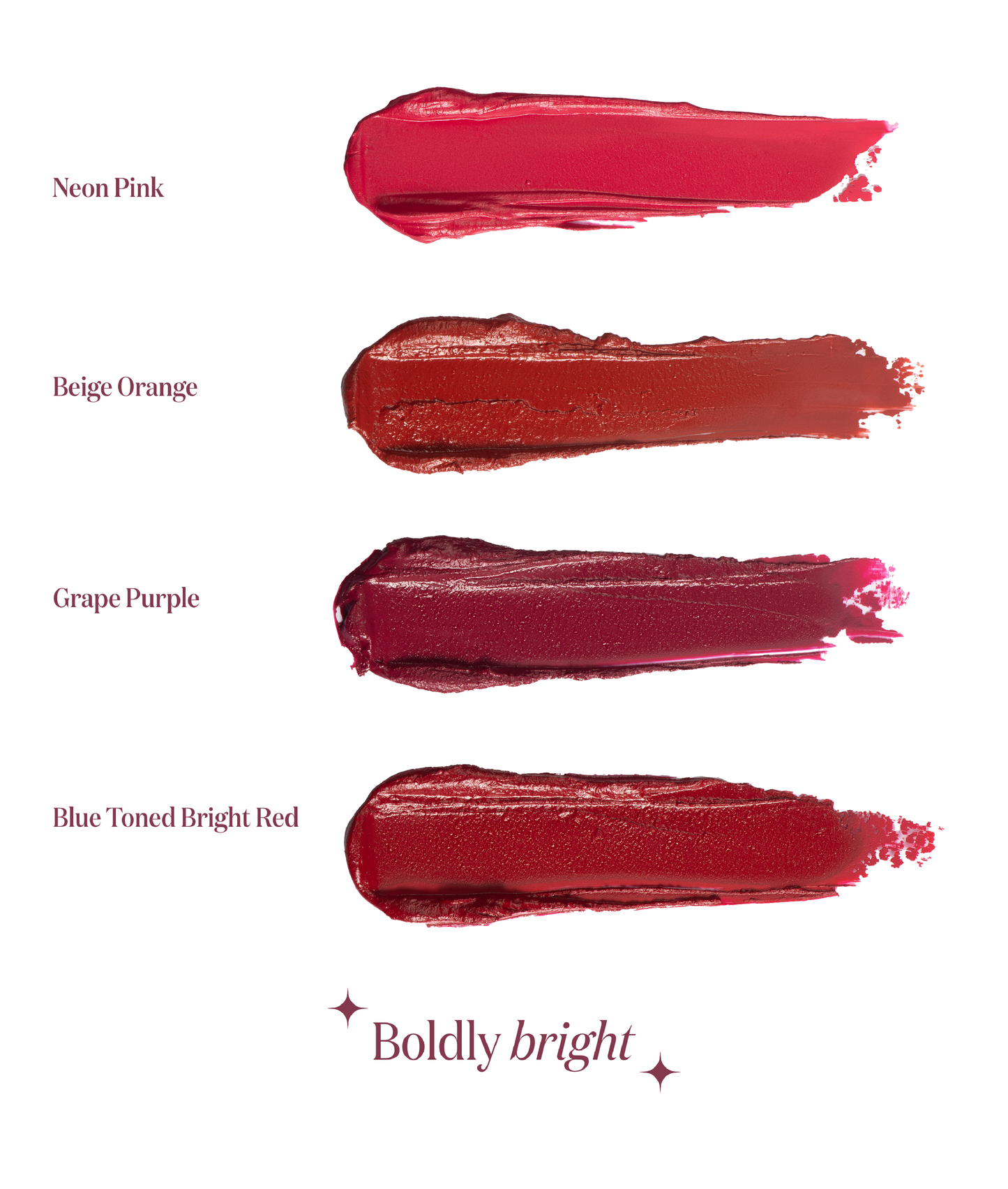 Gush Beauty 4 in 1 Lipstick - Boldy Bright