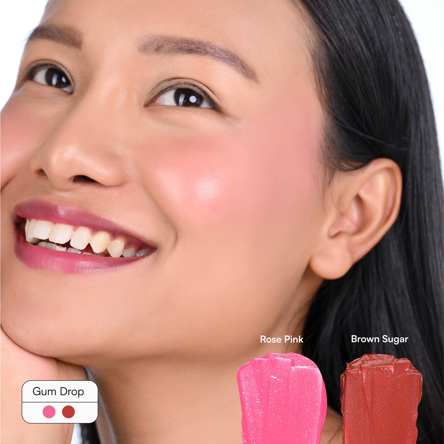 Gush Beauty Lip and Cheek Tint and Blush - Gum Drops