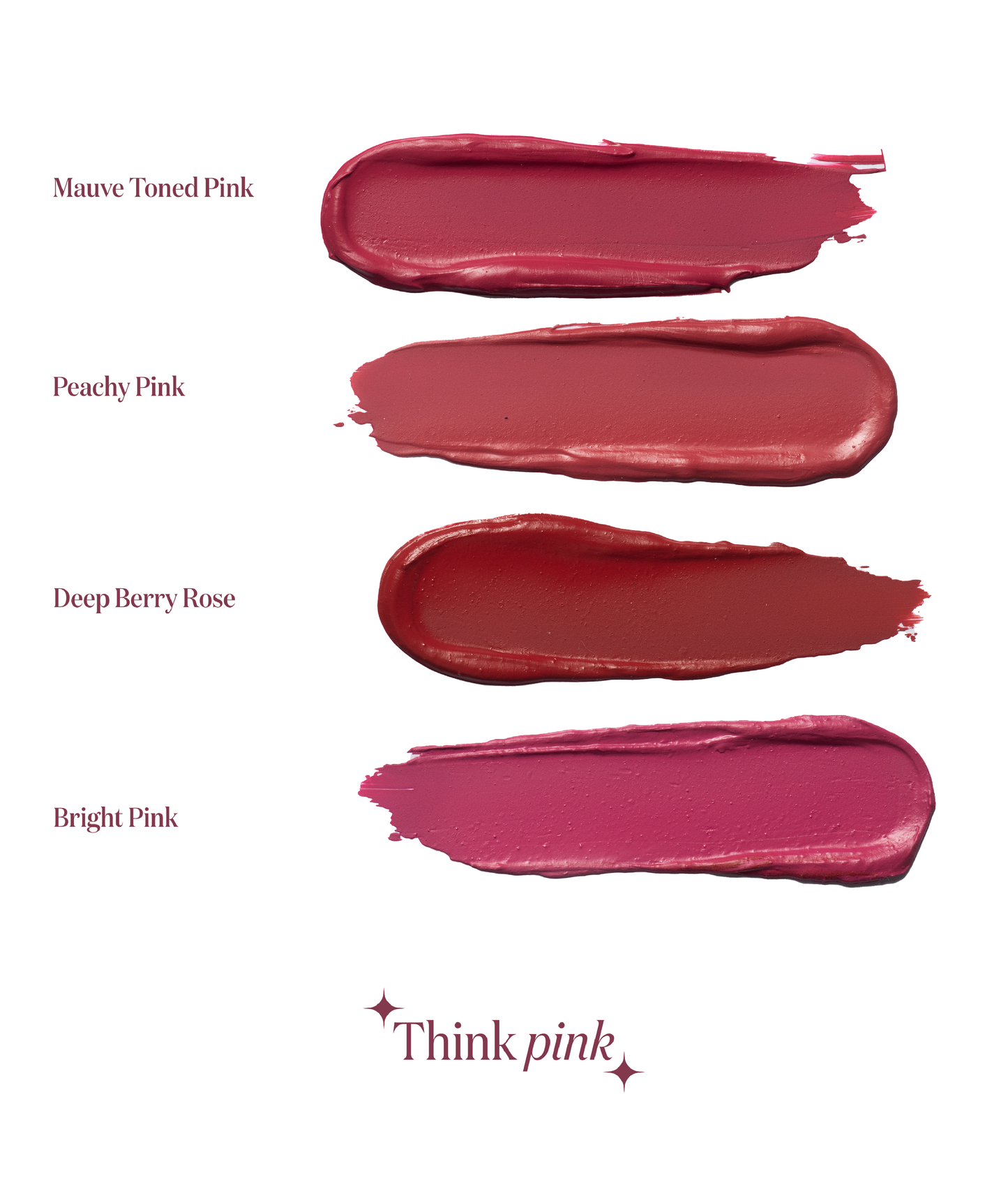 Gush Beauty 4 in 1 Lipstick - Think Pink