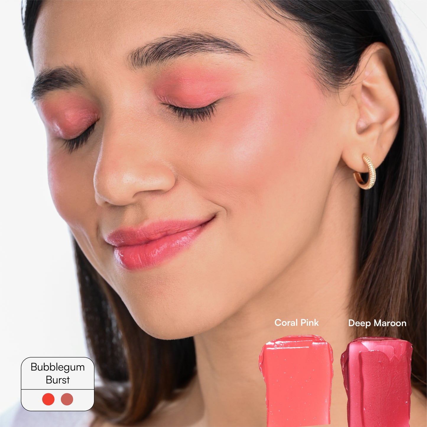 Gush Beauty Lip and Cheek Tint and Blush - Bubblegum Burst