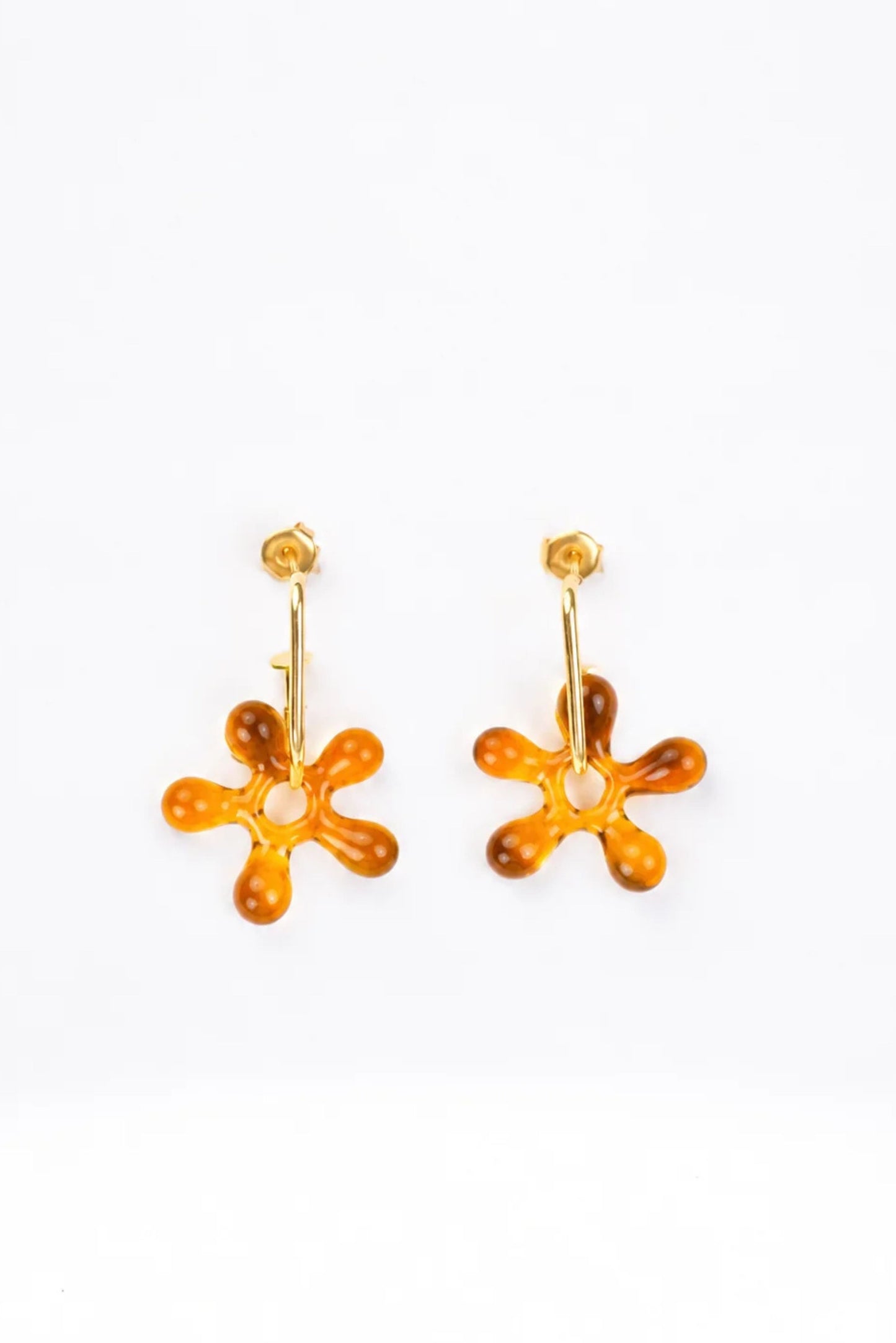 Blossom hoops (Amber)