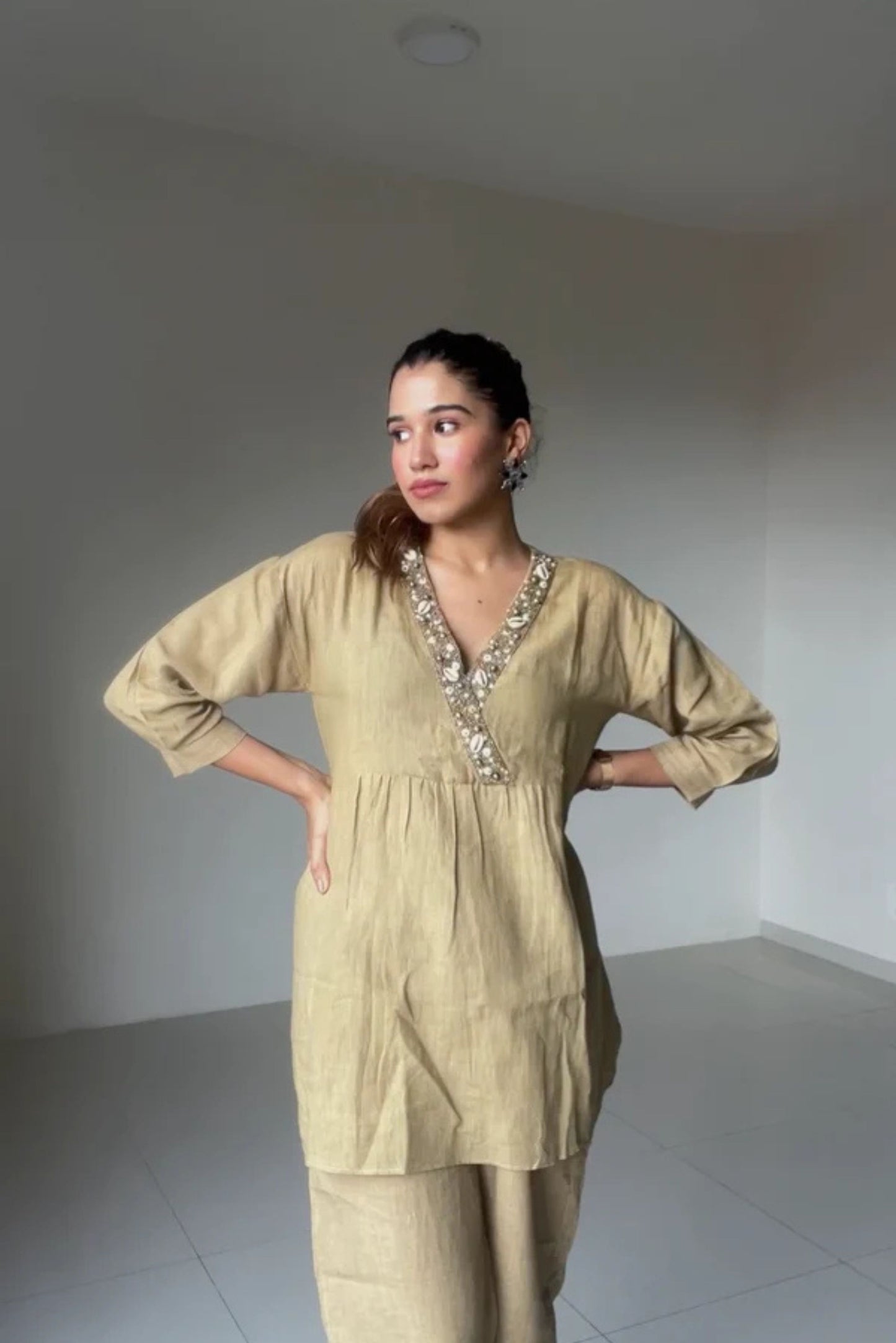 Boho linen set