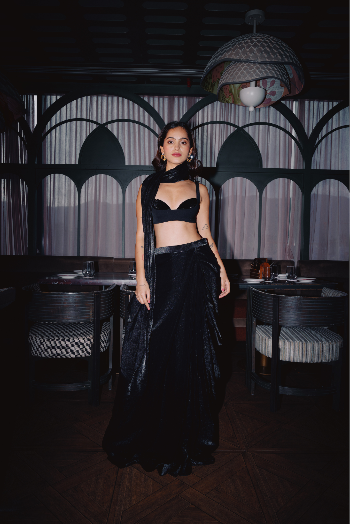 Black Saree