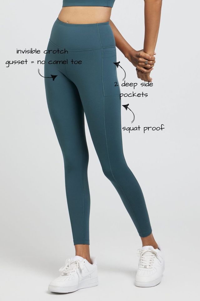 Dawn to Dusk Leggings - Jungle Green