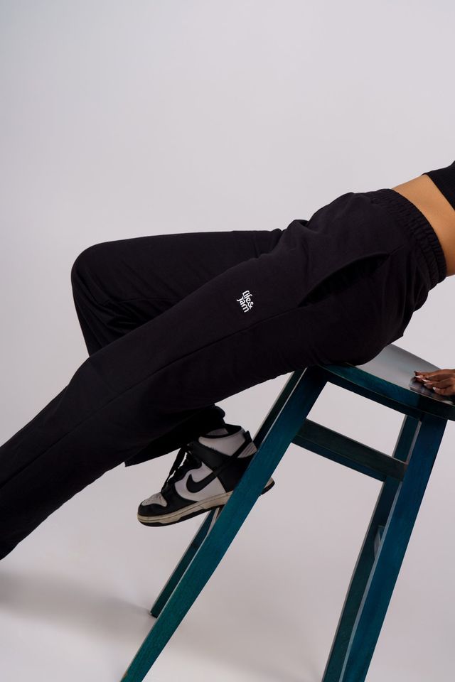 Straight-fit Everyday Lounge Pants - True Black