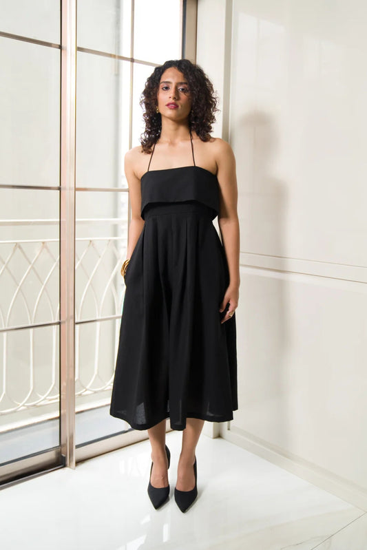 Dione Midi Dress - Black