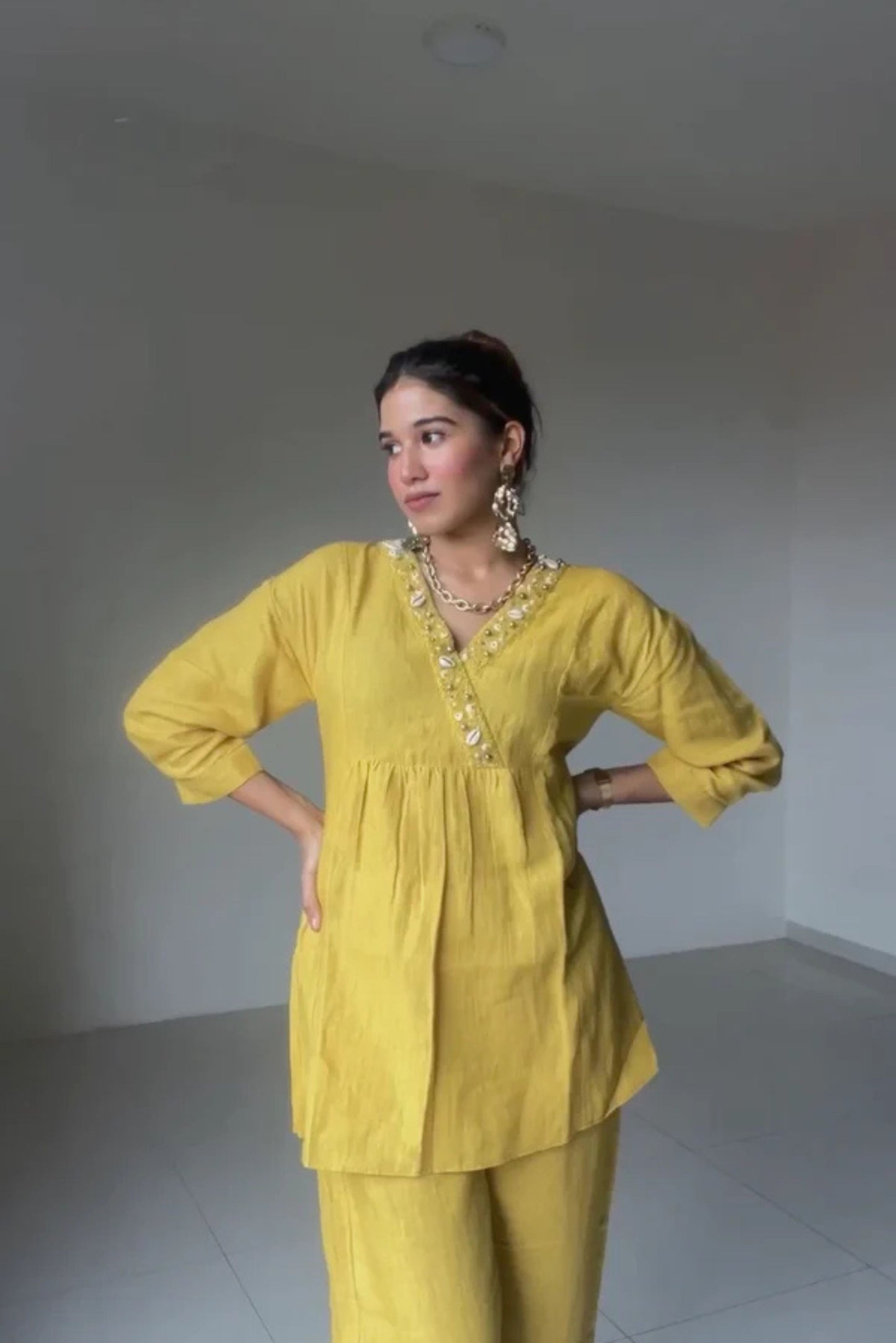 Boho linen set