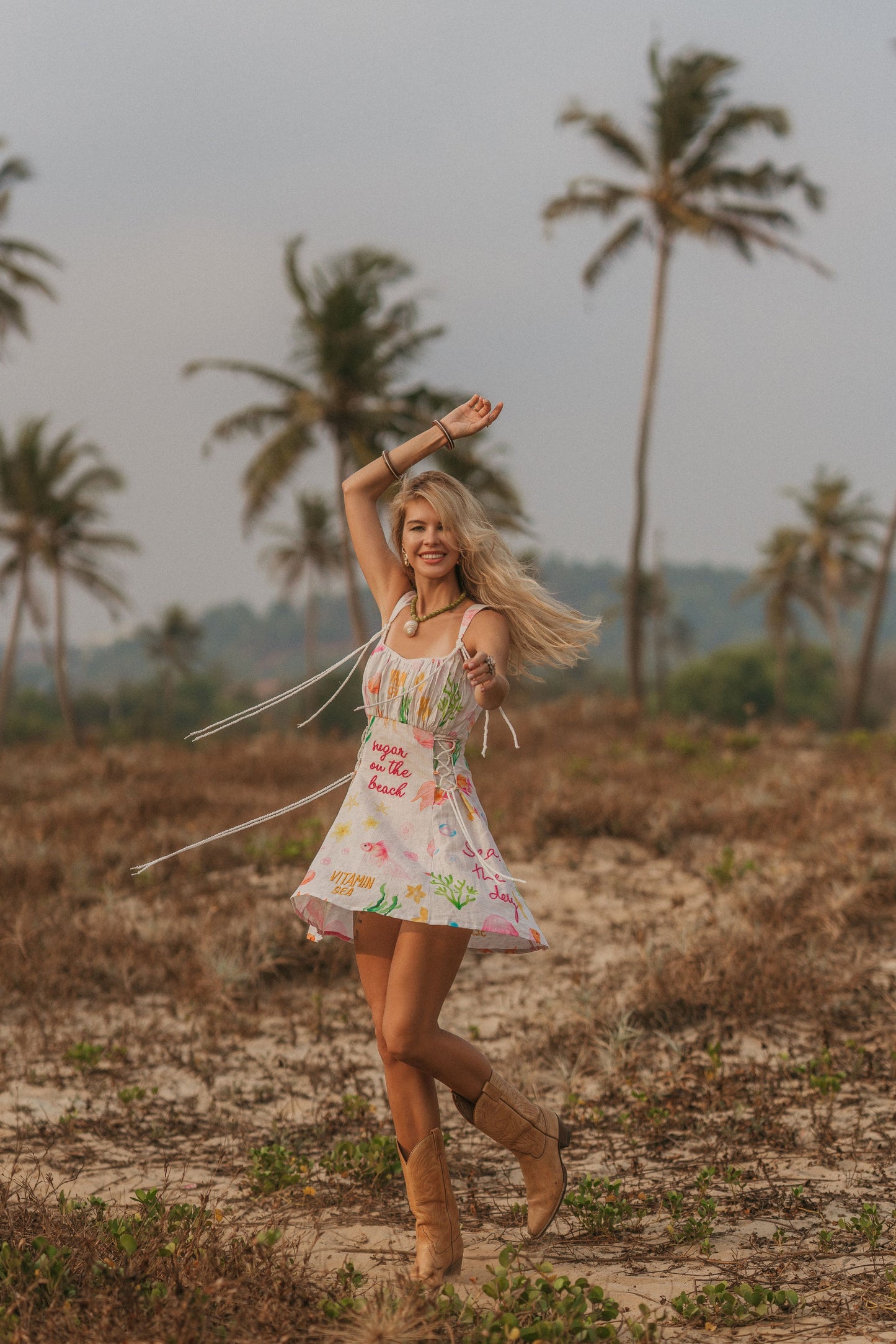 Sugar on the beach mini dress