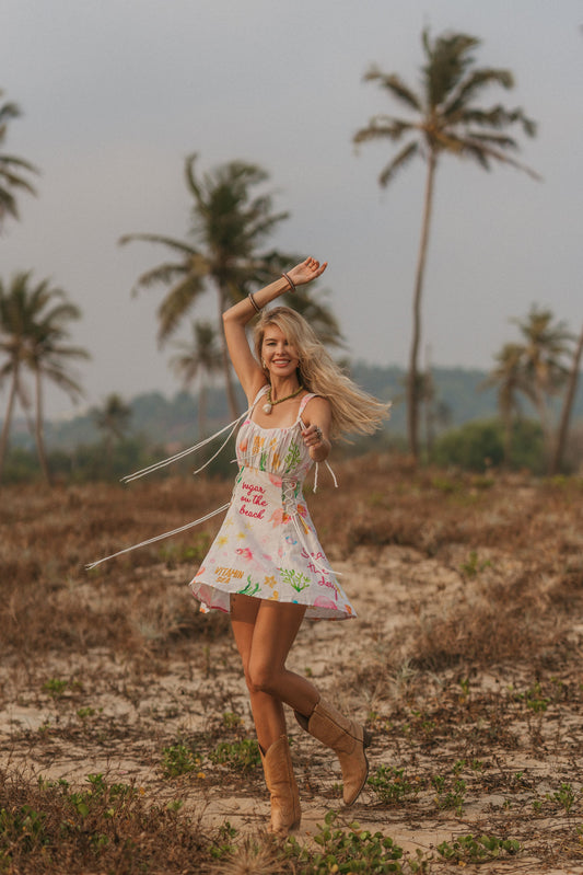 Sugar on the beach mini dress