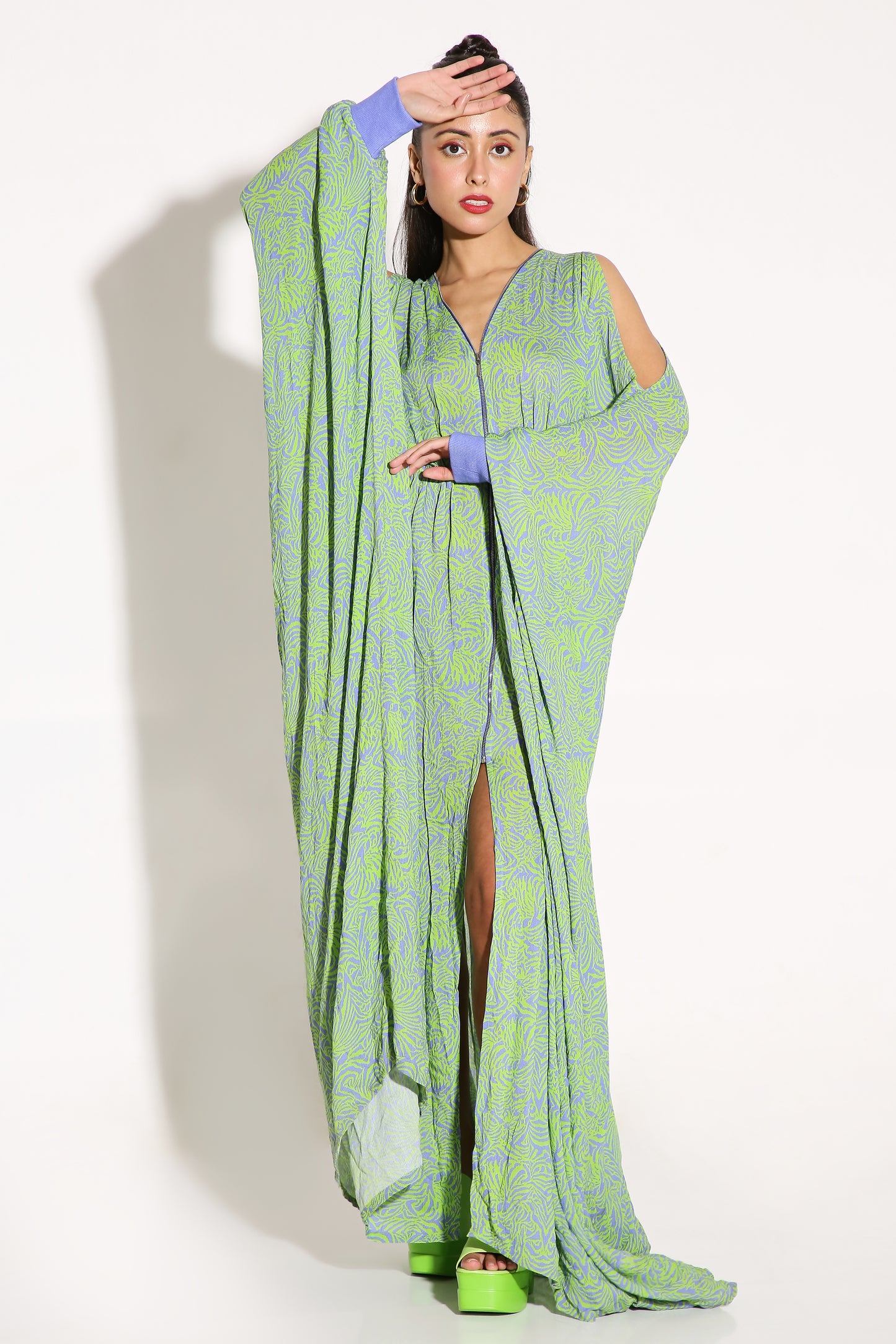 Animal Flow - Kaftan -Leafy Lagoon