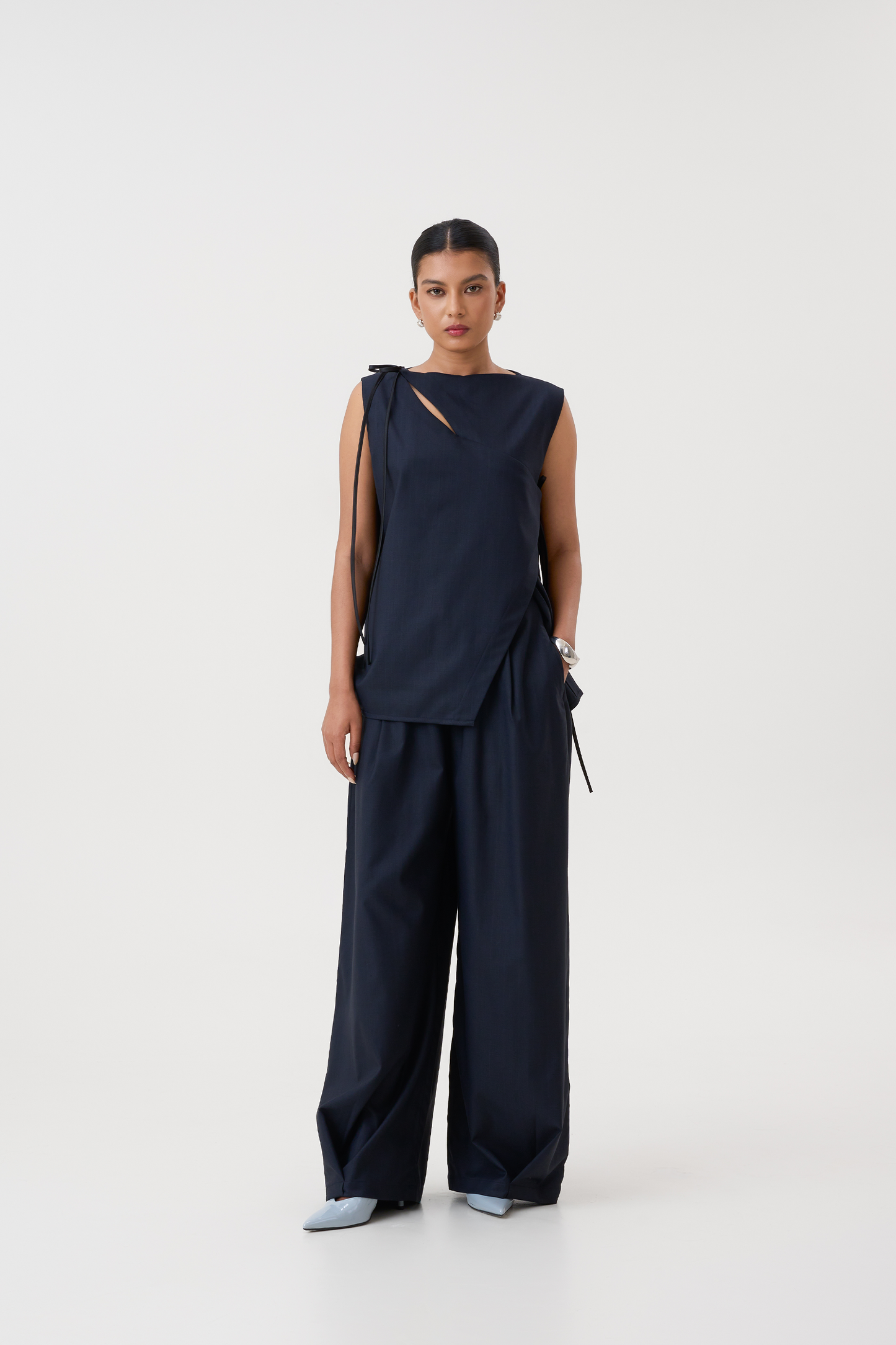 IRA PLEATED TROUSERS