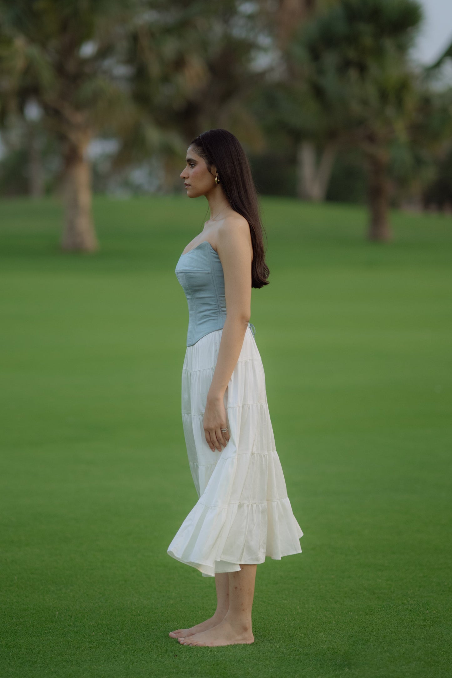 In The Clouds Midi Skirt