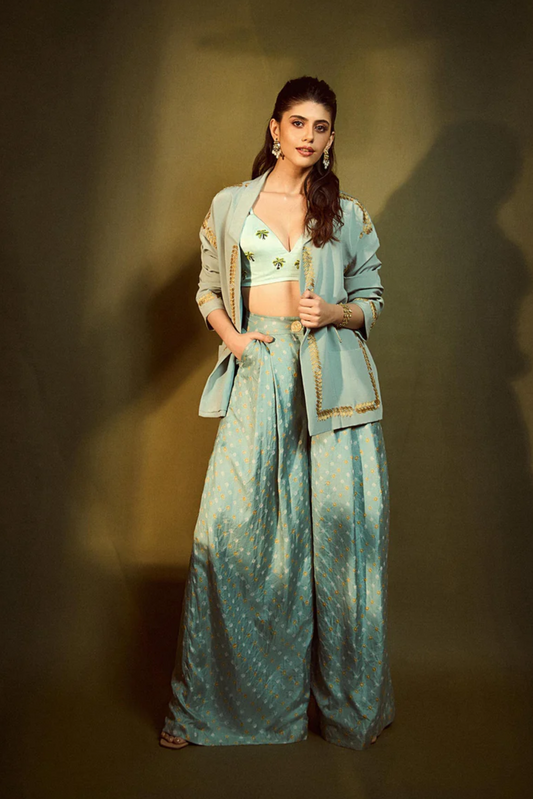 PALM TREES AND SKY BANDHINI SET