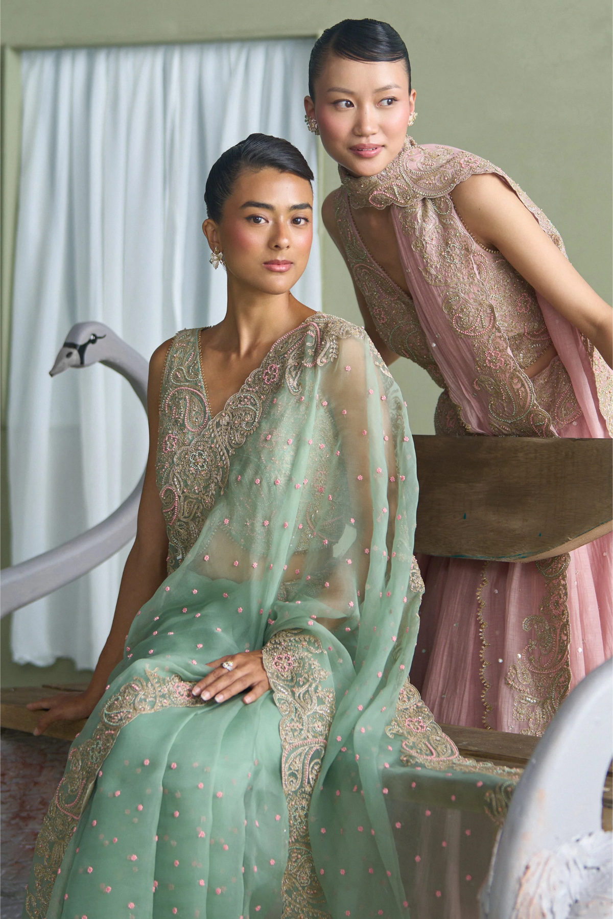Vrinda Paisley Saree
