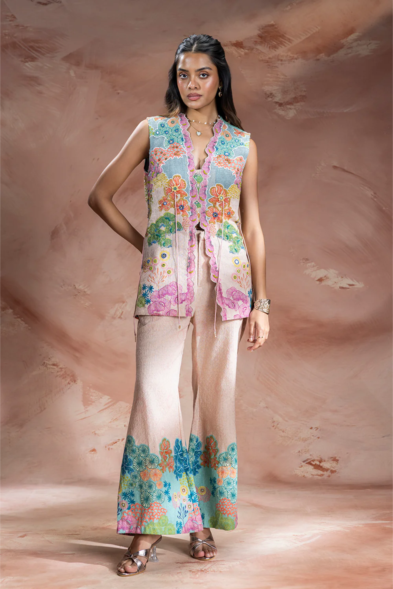 Kaia Embroidered Top and Pants
