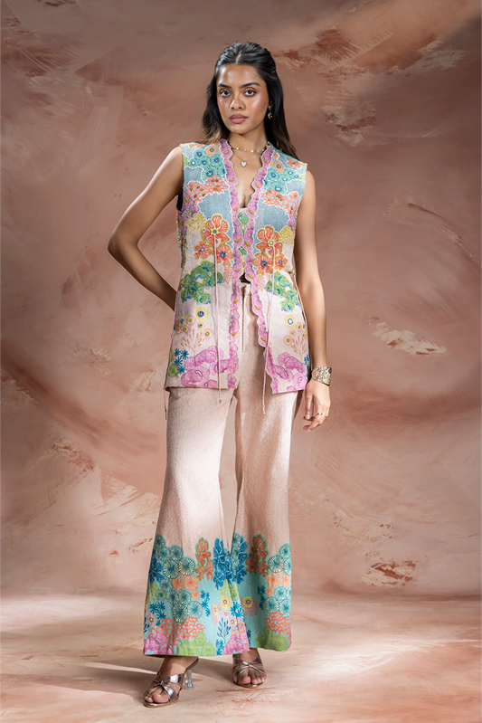 Kaia Embroidered Top and Pants