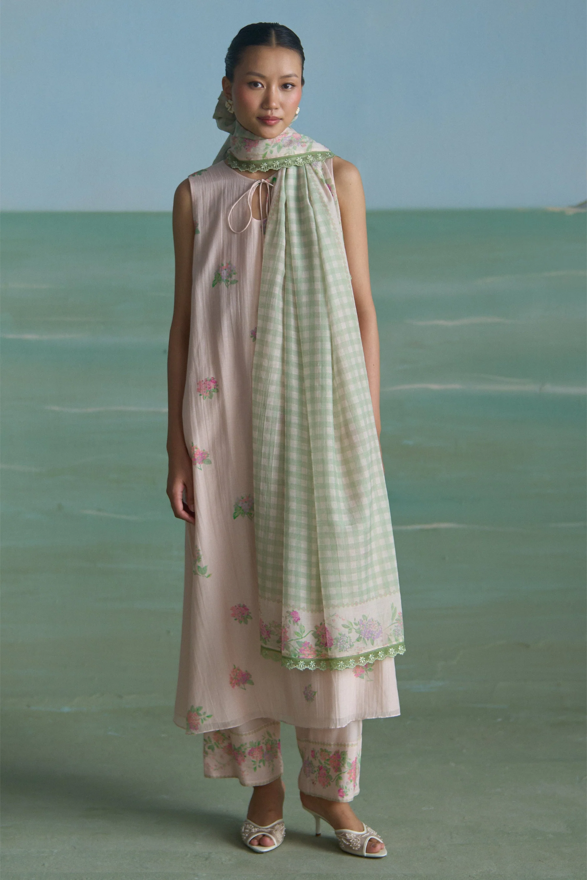 Pink Elsie Kurta Set