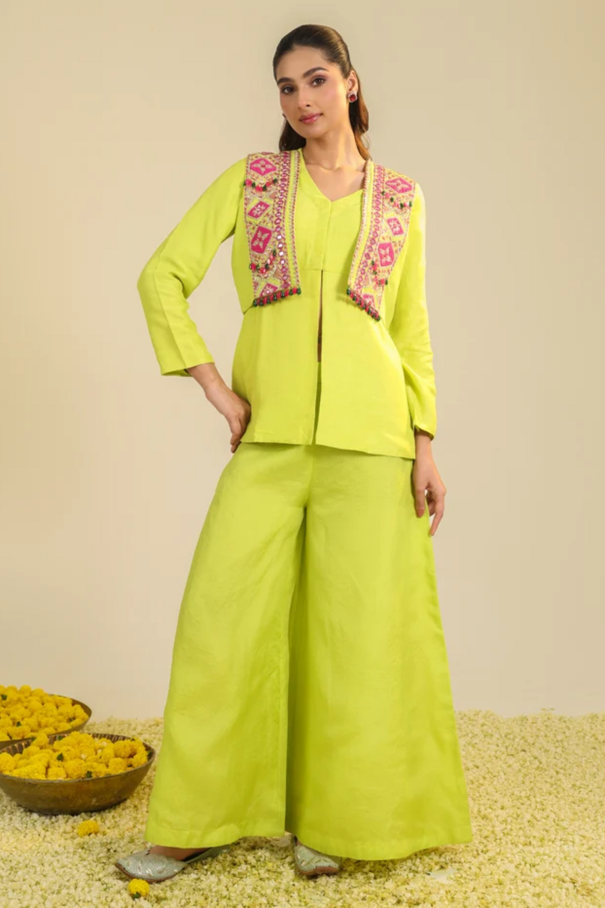 Yellow Hasi Coord Set