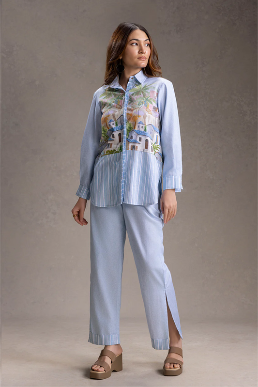 Reviera Printed Shirt and Pants