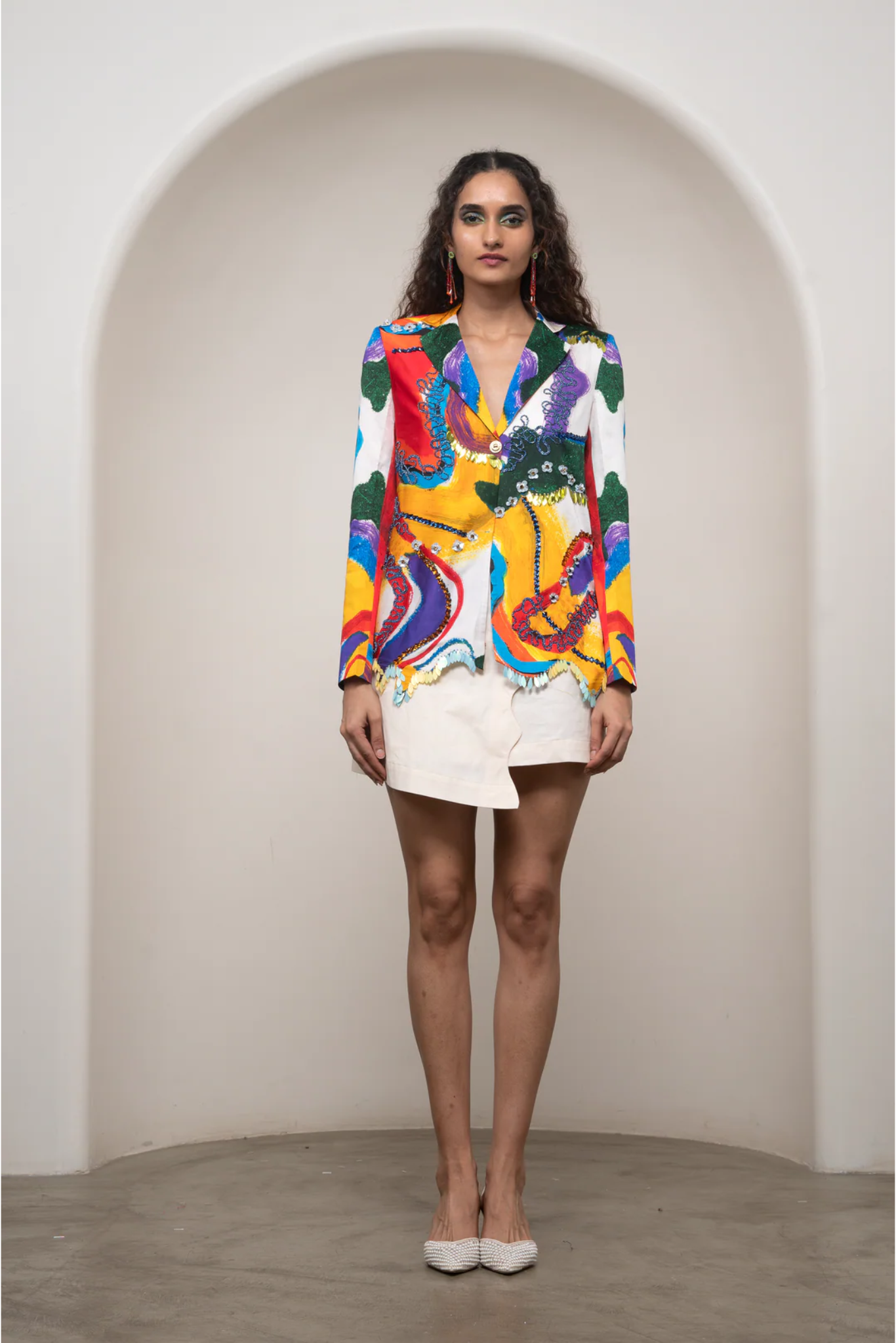 Ruel Wavy Blazer Set