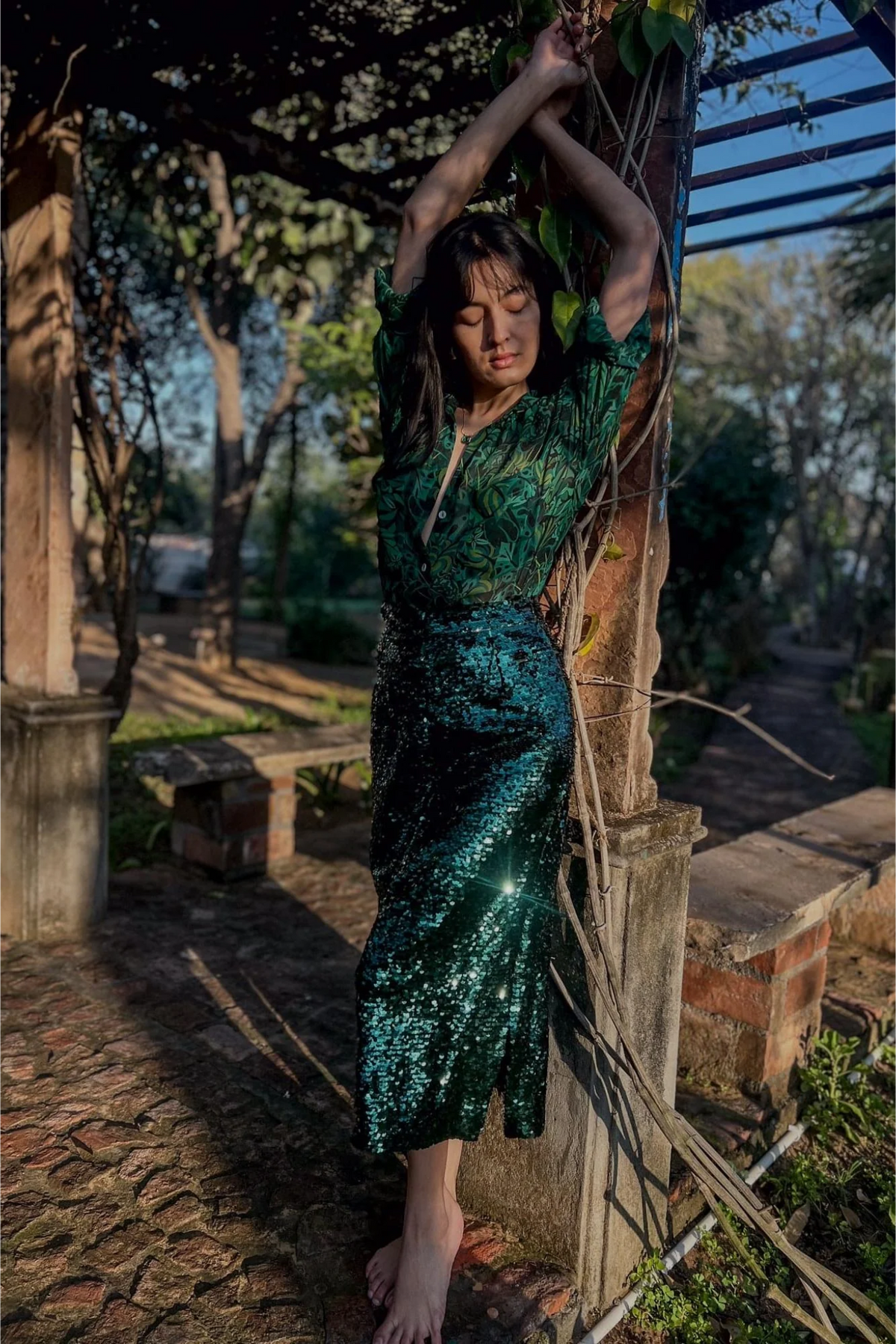 Skirt - Emerald Jungle