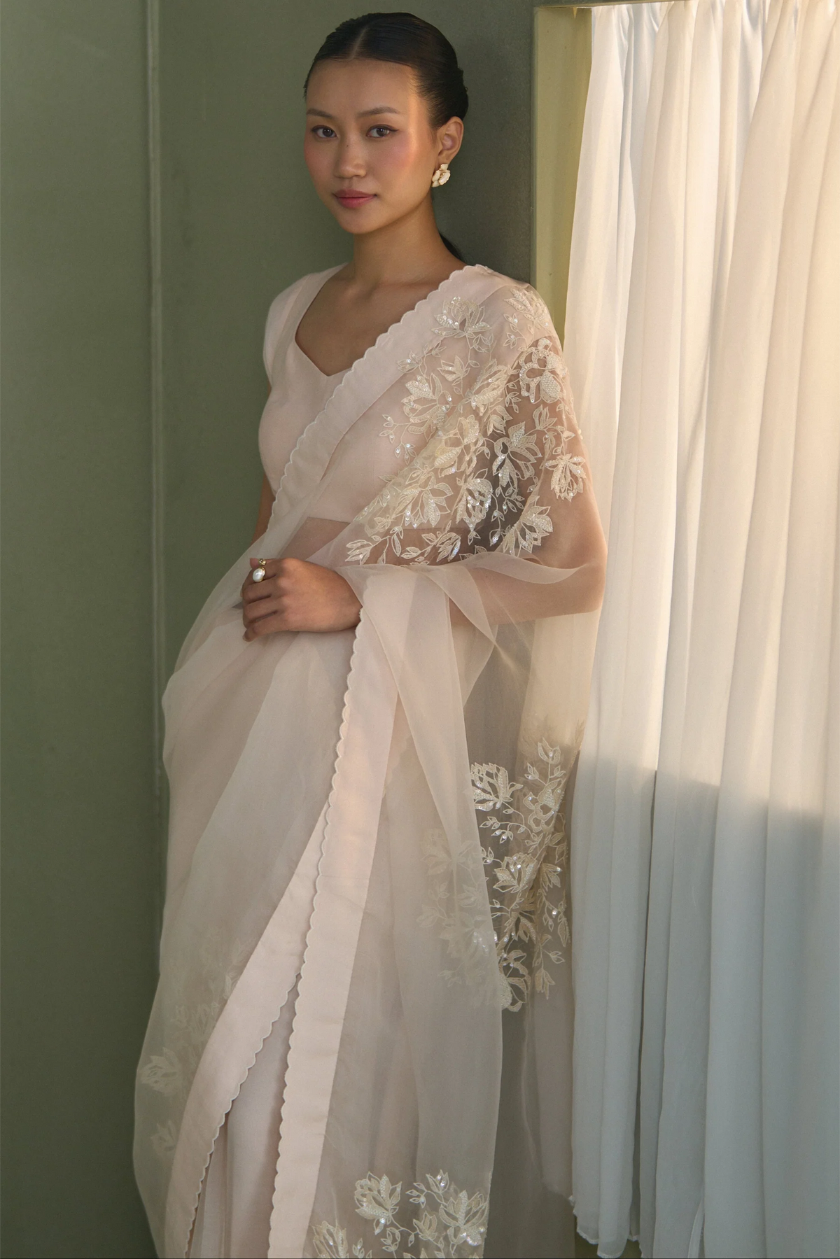 Shadow Sequins Saree