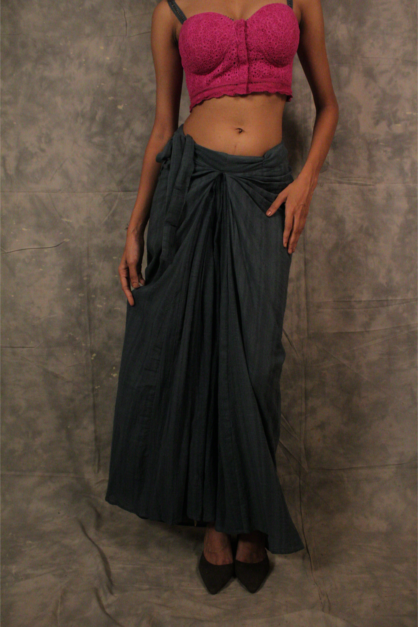 Antaria wrap skirt - Lapiz