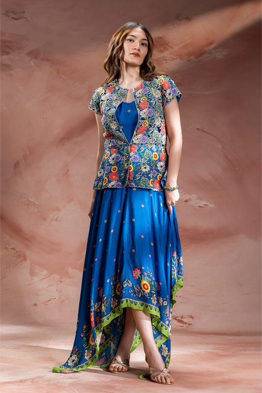 Baghira Embroidered Handkerchief Dress Set