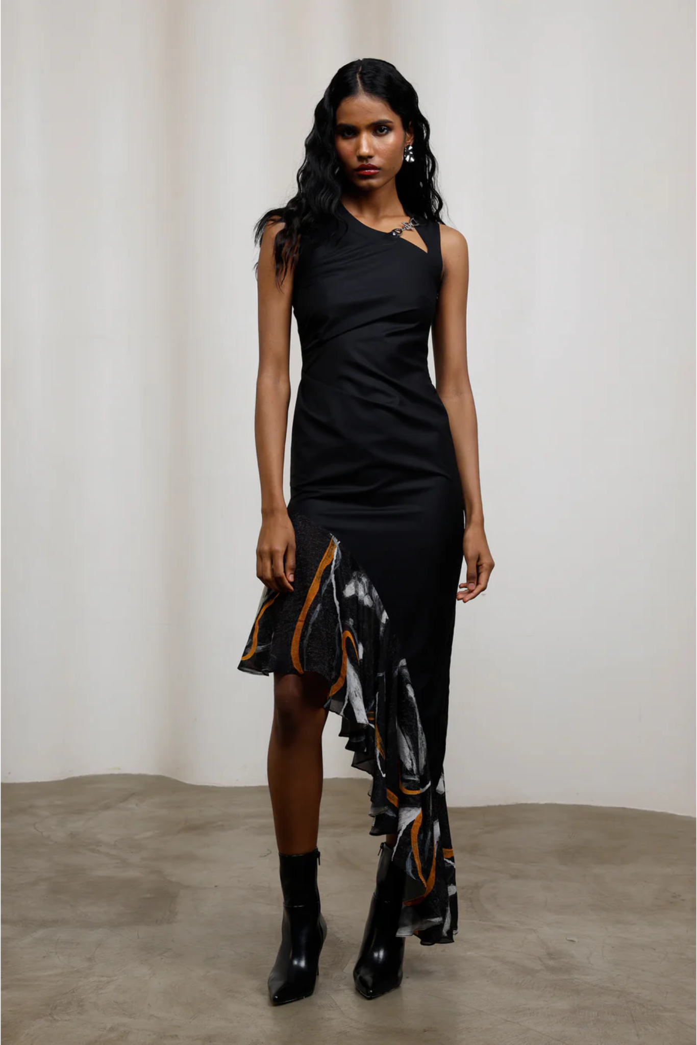 Kuro Asymmetrical Dress