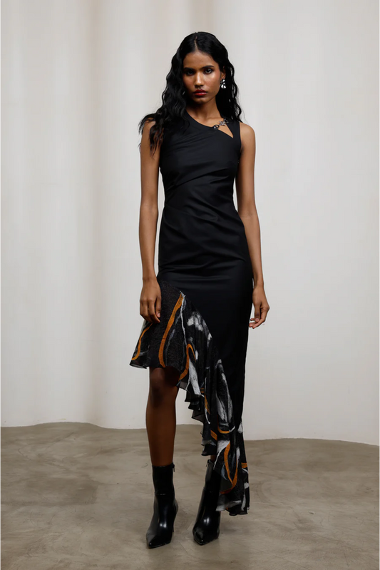 Kuro Asymmetrical Dress