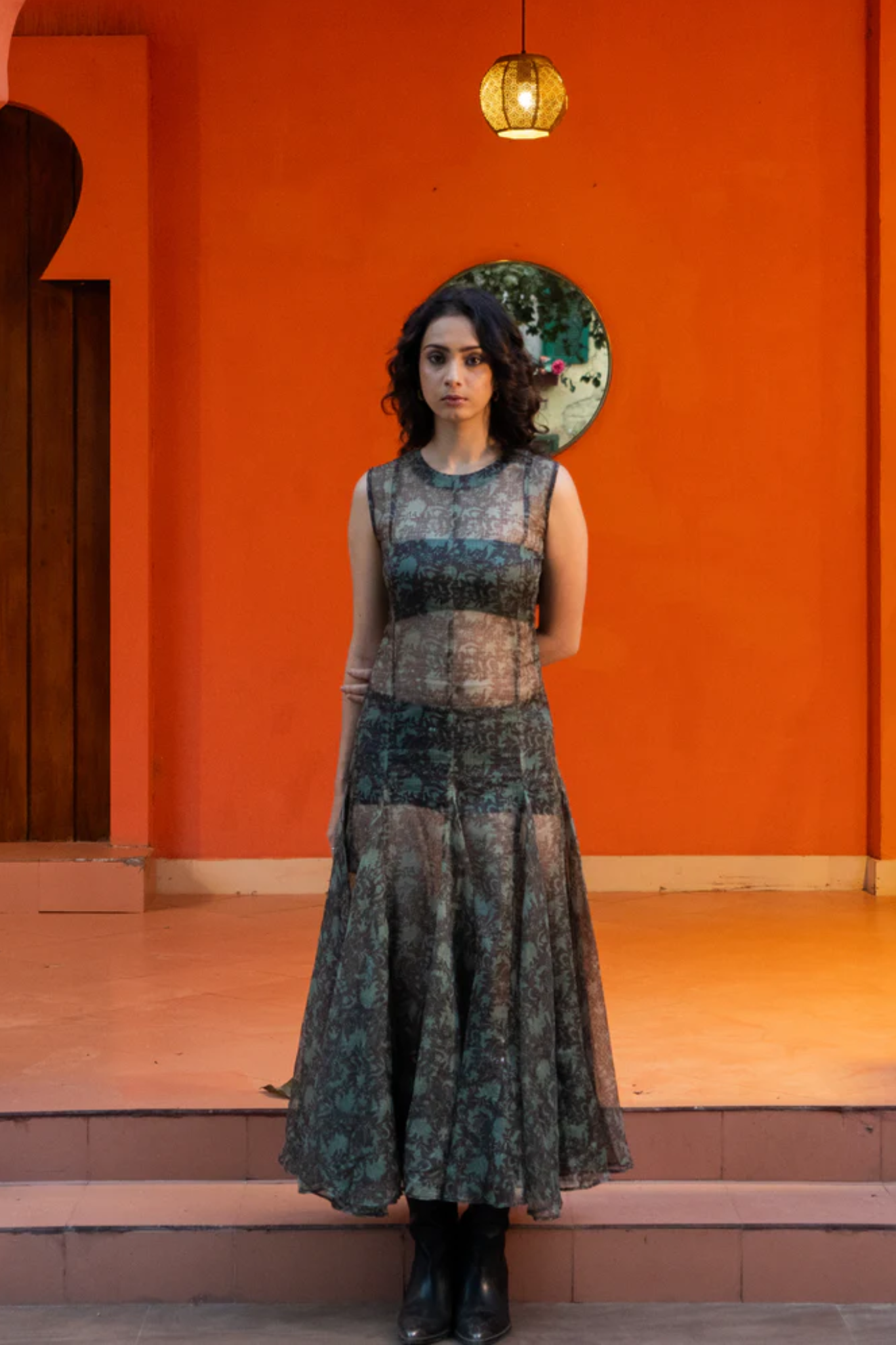 Siah Sheer Dress
