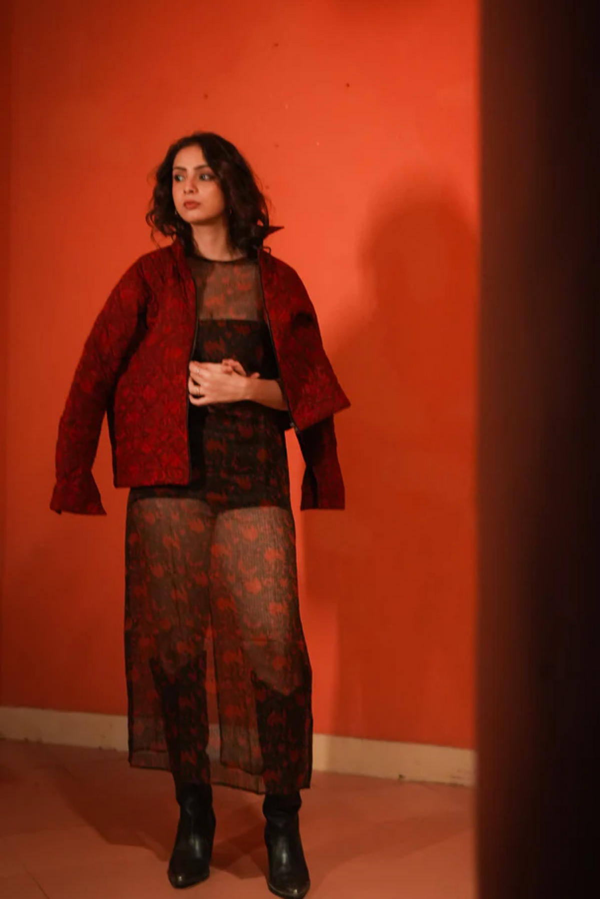 Kaav Sheer Dress